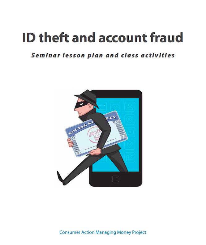 ID Theft & Account Fraud - Lesson Plan (English)