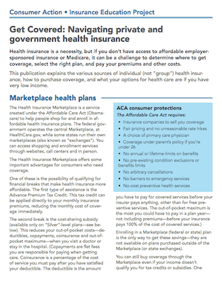 Get Covered: Navigating private and government health insurance