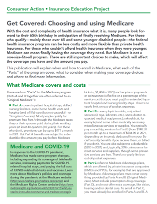 Get Covered: Choosing and using Medicare
