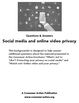 Social Media and Online Video Privacy: Trainer’s manual