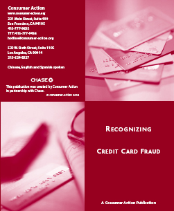 Recognizing Credit Card Fraud