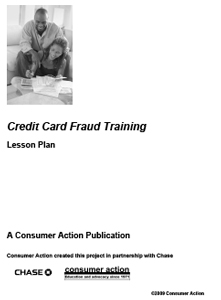 Credit Card Fraud - Lesson Plan