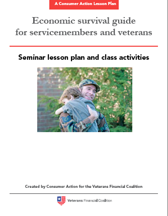 Economic Survival Guide for Servicemembers and Veterans - Seminar Lesson Plan and Class Activities