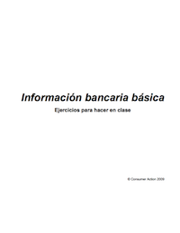 Banking Basics - Class Activities (Spanish)