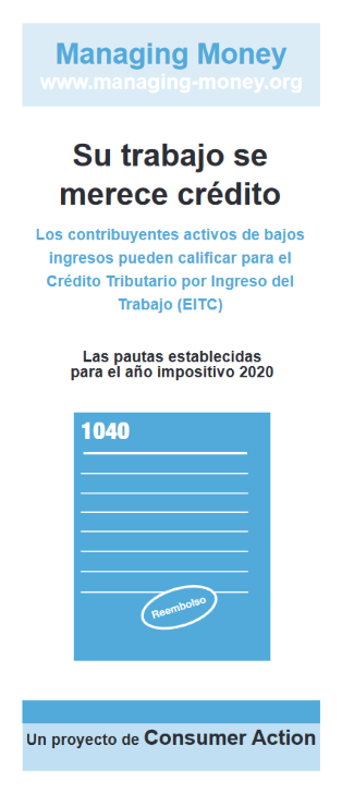 Get Credit for Your Hard Work (2020 Tax Year) (Spanish)