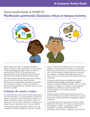 Estate planning: Critical decisions for uncertain times (Spanish)