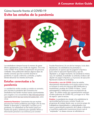 Steering clear of pandemic-related scams (Spanish)