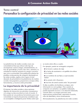 Take control: Customizing your social media privacy settings (Spanish)