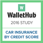 2016 Car Insurance & Credit Scores Report by WalletHub Cover Art