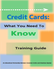 Credit Cards - What You Need To Know - Training Guide