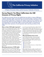 Survey Report: Too Many Californians Are Still Unaware of Privacy Rights
