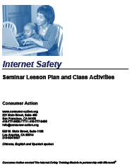 Internet Safety - Seminar Lesson Plan and Class Activities