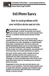 Cell Phone Savvy