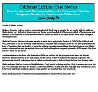 California LifeLine Case Studies