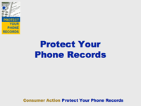 Protect Your Phone Records - PowerPoint Slides Cover