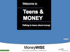 Talking to Teens about Money - PowerPoint Training Slides (English)