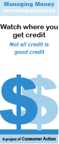 Watch Where You Get Credit