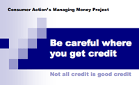 Be Careful Where You Get Credit - PowerPoint Slides