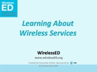 Learning About Wireless Services - Powerpoint Training Slides