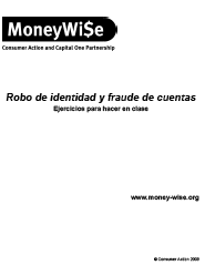 ID Theft & Account Fraud - Class Activities (Spanish)