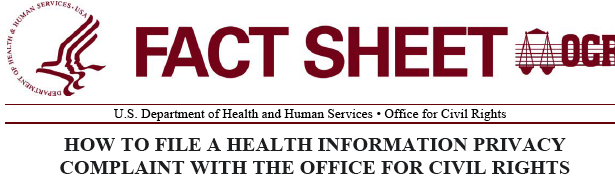 Filing a health information privacy complaint Cover Art